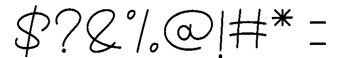 Together Christmas Font OTHER CHARS