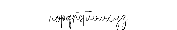 Together Forever Regular Font LOWERCASE