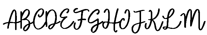 Together Paradise B Font UPPERCASE