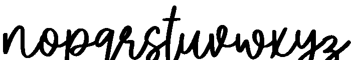 Together Paradise B Font LOWERCASE