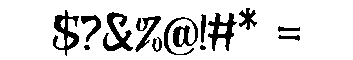Tokoyo Font OTHER CHARS