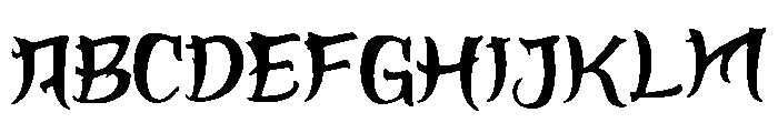 Tokoyo Font UPPERCASE