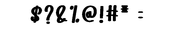 Tokyo Dream Font OTHER CHARS