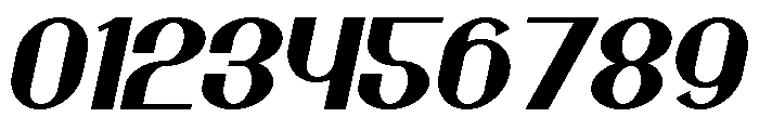 Tolah Italic Font OTHER CHARS