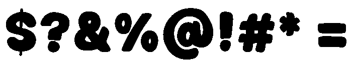 Tomato ketchup Font OTHER CHARS