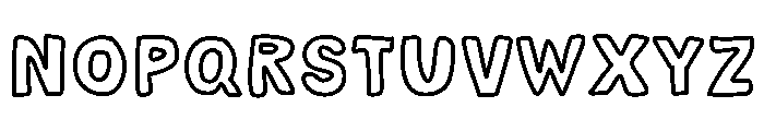 Tomato ketchup Font UPPERCASE