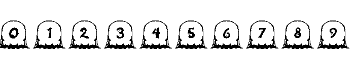 TombHeadMonogramRegular Font OTHER CHARS