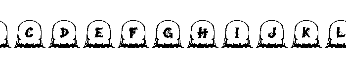 TombHeadMonogramRegular Font UPPERCASE