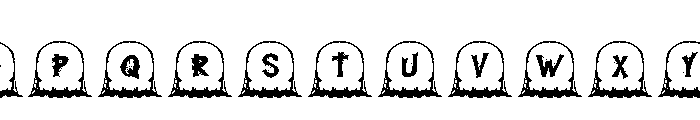 TombHeadMonogramRegular Font UPPERCASE