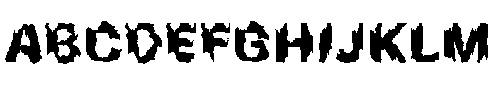 Tombscar Font UPPERCASE