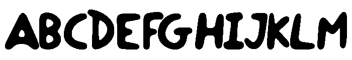 Tomupi Bold Font UPPERCASE
