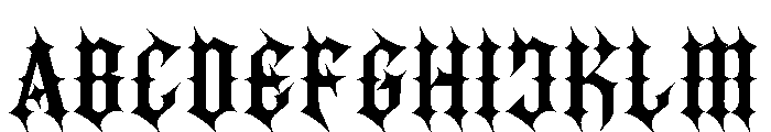 Tonduk Font UPPERCASE