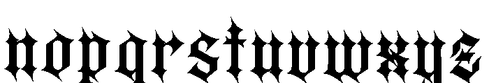 Tonduk Font LOWERCASE