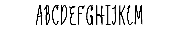 Tongmon Font UPPERCASE