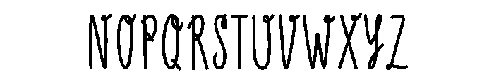 Tongmon Font UPPERCASE
