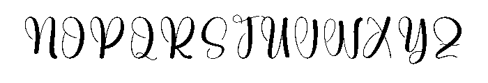 Tonight1 Font UPPERCASE