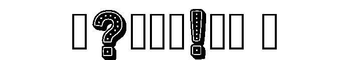 Tony Regular Font OTHER CHARS