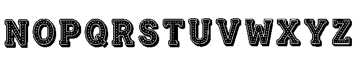 Tony Regular Font UPPERCASE
