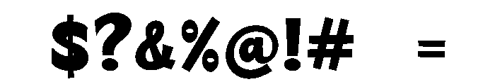 Toon Pop Font OTHER CHARS