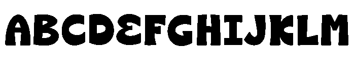 Toon Pop Font UPPERCASE