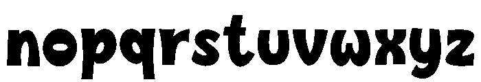 Toon Pop Font LOWERCASE