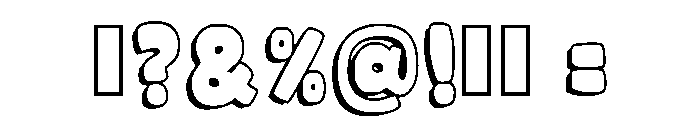 Toon Vibes Regular Font OTHER CHARS
