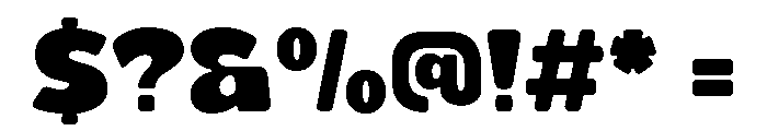 Toony Magic Regular Font OTHER CHARS