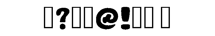 Toony Pop Regular Font OTHER CHARS