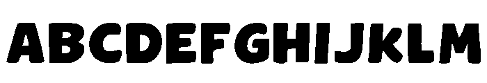 Toony Pop Regular Font UPPERCASE