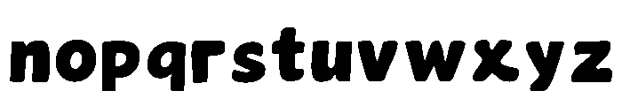 Toony Pop Regular Font LOWERCASE