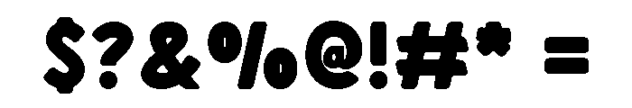 Toonyo Regular Font OTHER CHARS