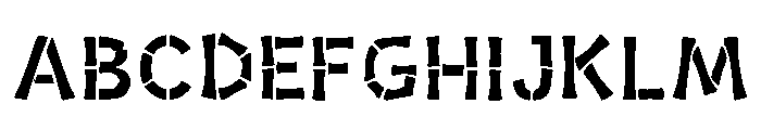 Topmast Font UPPERCASE