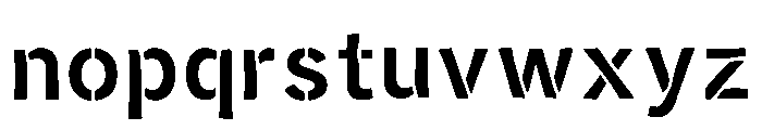 Topmast Font LOWERCASE