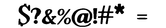 Torenia Font OTHER CHARS
