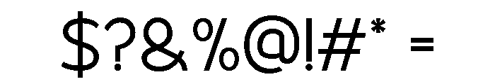Torizon Regular Font OTHER CHARS