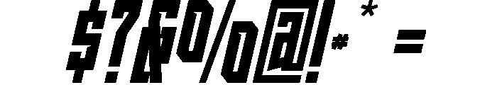 Tormek Italic Font OTHER CHARS