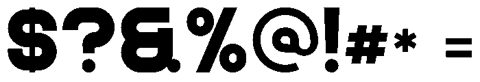 Toroto Font OTHER CHARS