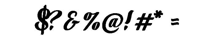 Torpedo Regular Font OTHER CHARS
