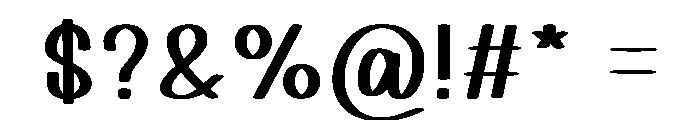 Tosca Berry Font OTHER CHARS