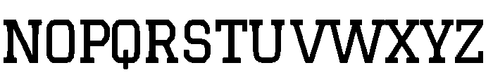 Touchdown Regular Font UPPERCASE