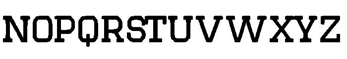 Touchdown Regular Font LOWERCASE