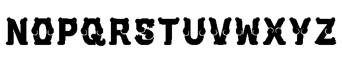 Toulon Regular Font UPPERCASE