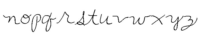 Towhee Font LOWERCASE