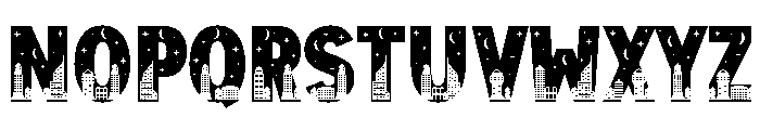 Town Busy Font UPPERCASE