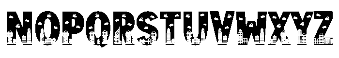 Town Busy Font LOWERCASE