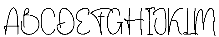 Townhouse Font UPPERCASE