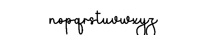 Townhouse Font LOWERCASE