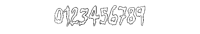 Toxic Misfits By Squeeb Regular Font OTHER CHARS