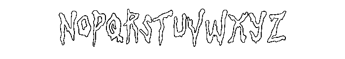 Toxic Misfits By Squeeb Regular Font LOWERCASE
