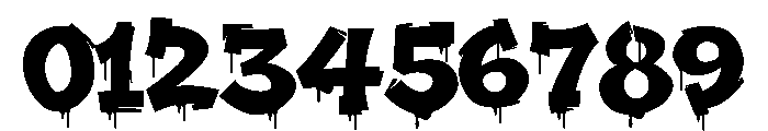Toxic Riot Drip Font OTHER CHARS